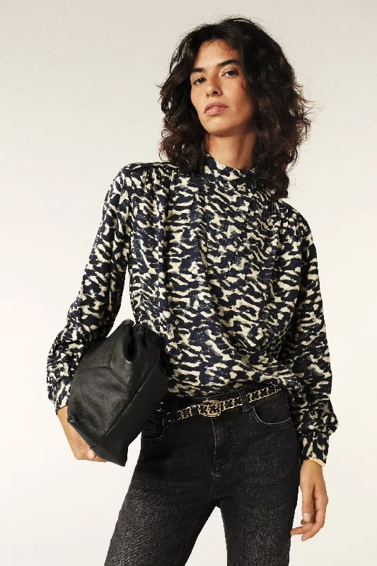 Ba&sh Alejandro Ink Blouse