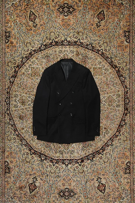 Omar Afridi NOTCHED LAPEL TAILORED JACKET (BLACK)