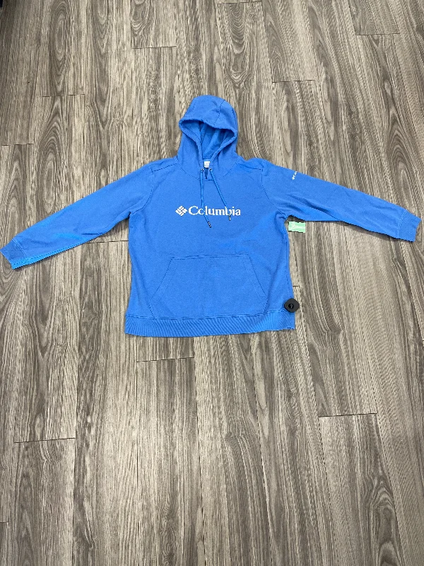 Blue Sweatshirt Hoodie Columbia, Size Xl