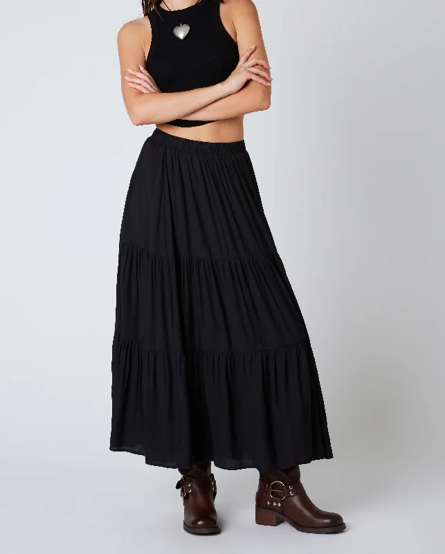 Felice Tiered Maxi Skirt