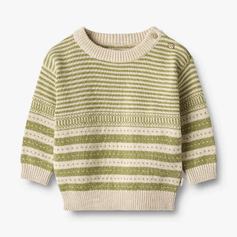 Knit Pullover Janus - sage