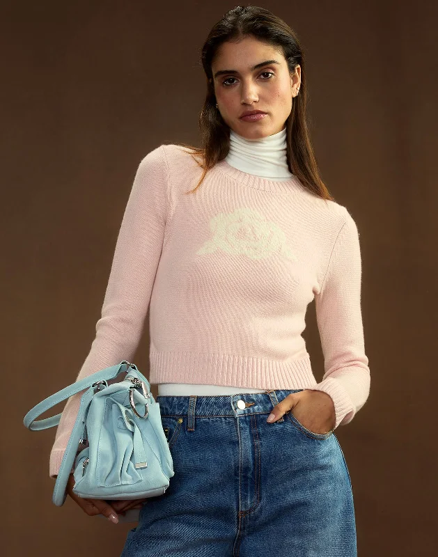 Rosette Wool Cashmere Sweater