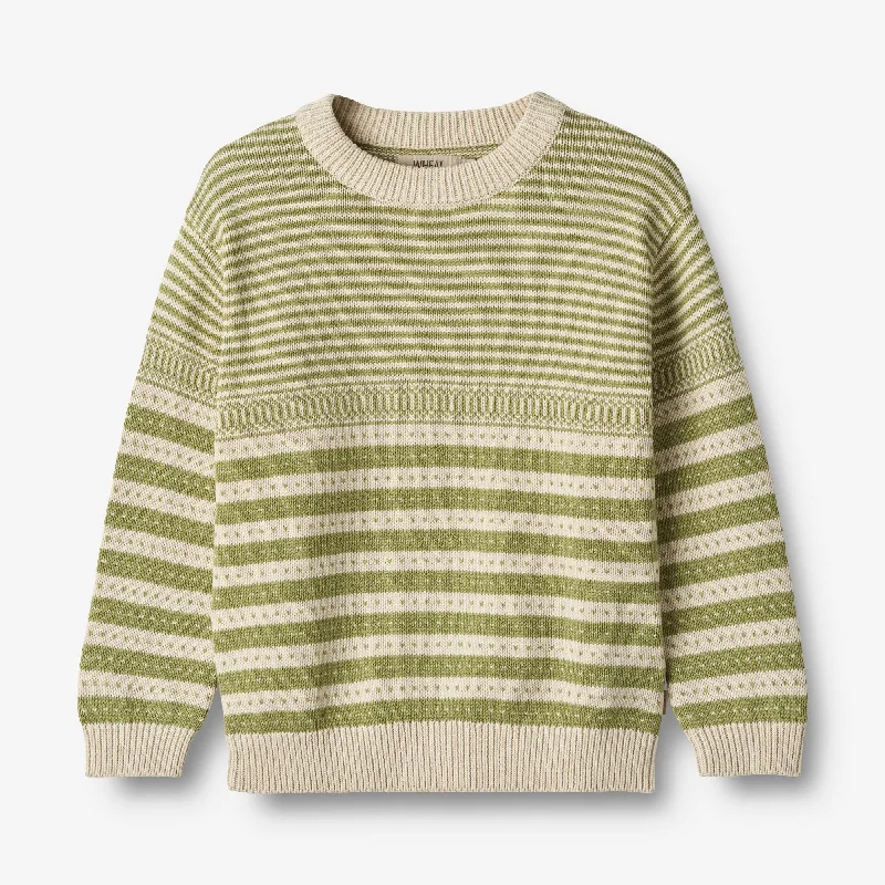 Knit Pullover Janus - sage