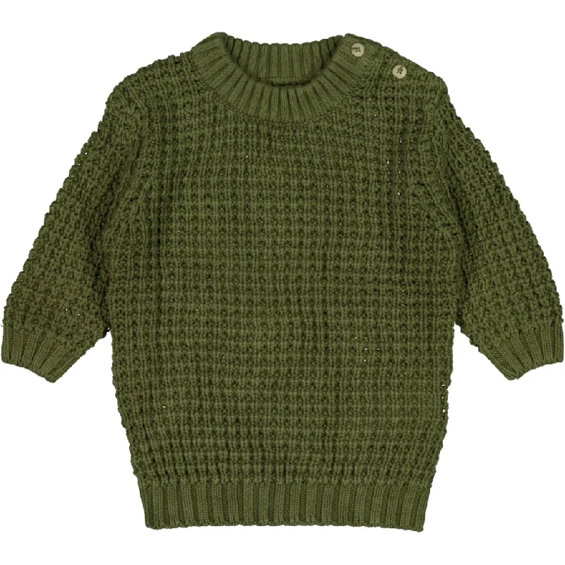 Knit Pullover Charlie - winter moss