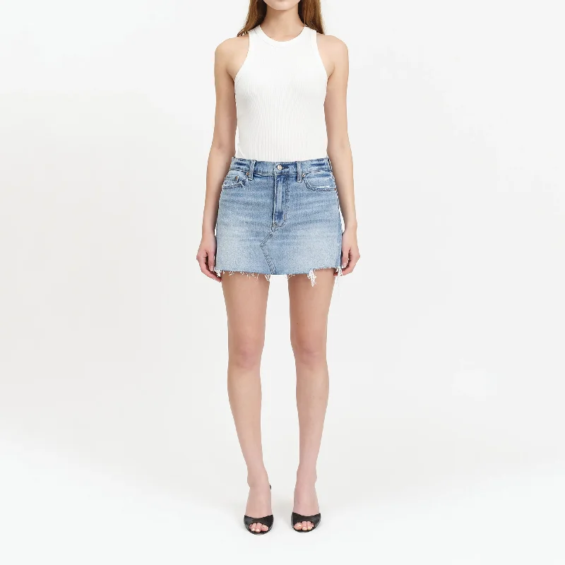 Daze Malibu Denim Mini Skirt