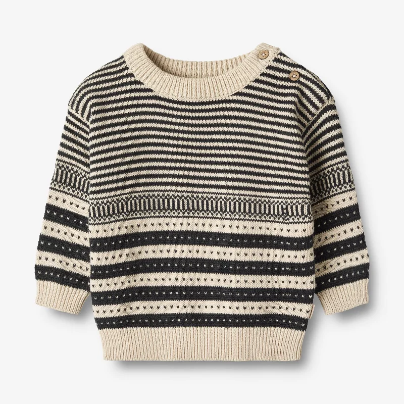 Knit Pullover Janus - navy