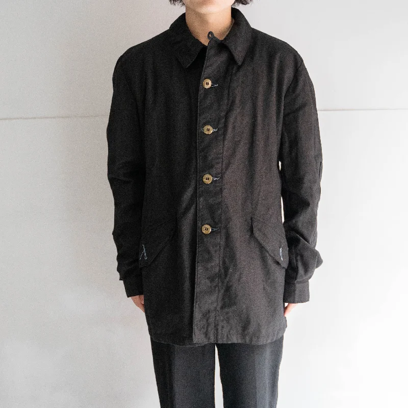 1960s Swedish military M59 jacket -black dyed-