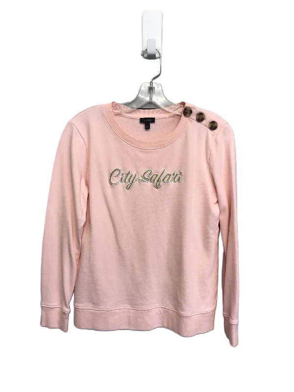 Pink Sweatshirt Crewneck By Talbots, Size: S