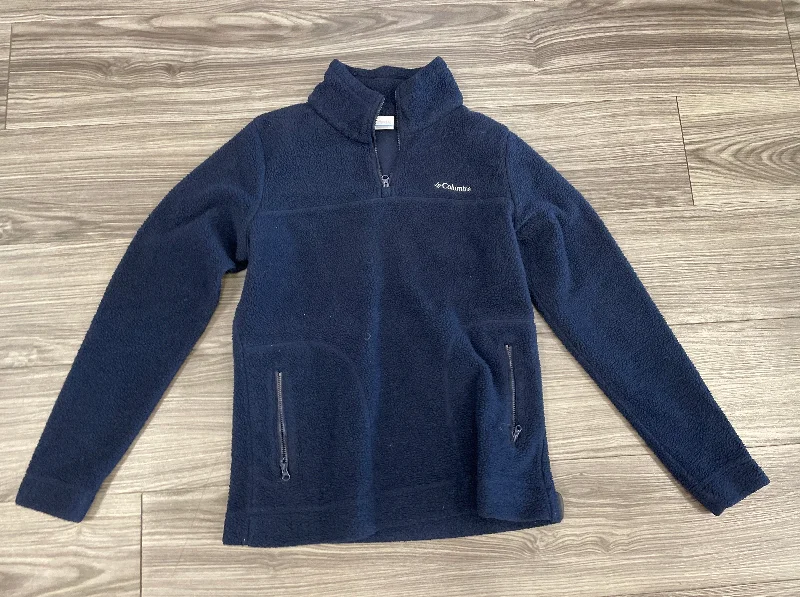 Navy Sweatshirt Collar Columbia, Size Xs