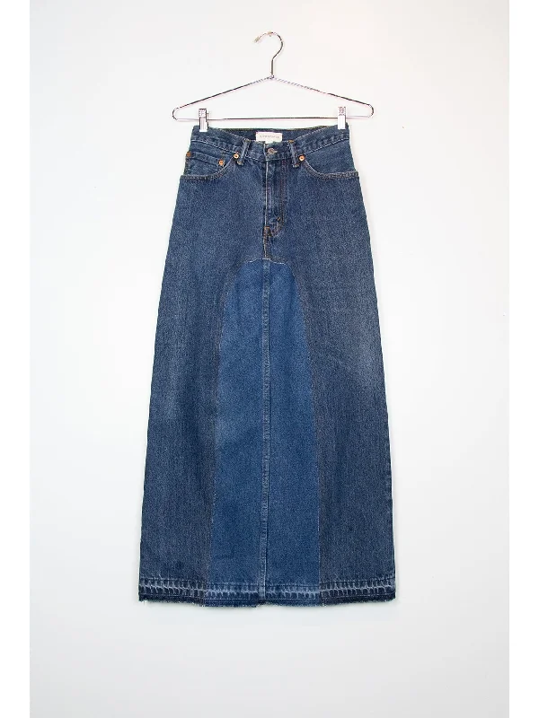 Elisa Denim Maxi Skirt