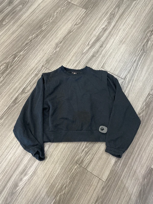 Black Sweatshirt Crewneck Calia, Size M