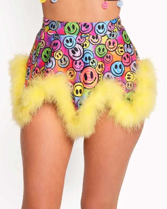 Electric Ecstasy Marabou Skirt