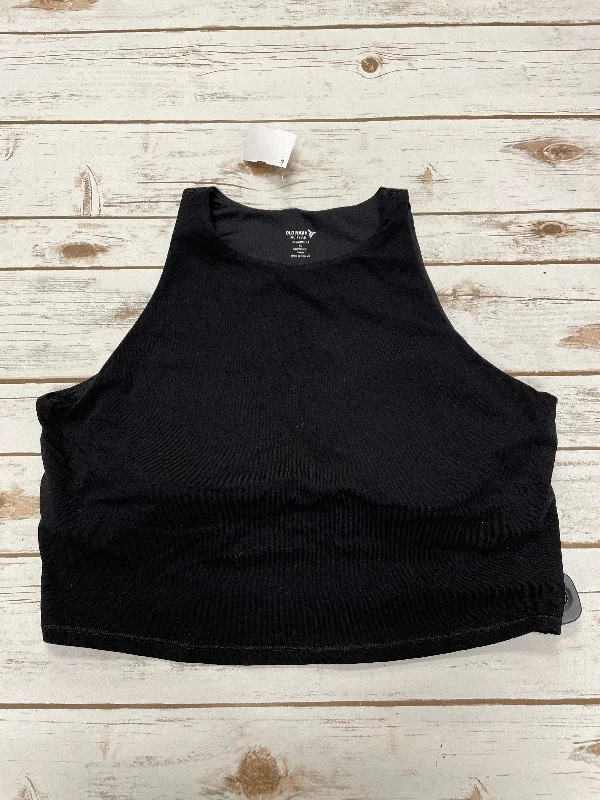 Athletic Tank Top By Old Navy In Black, Size: Xl