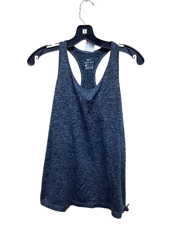 Athletic Tank Top By Nike In Grey, Size: S