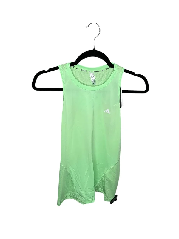 Athletic Tank Top By Nike Apparel In Green, Size: Xs