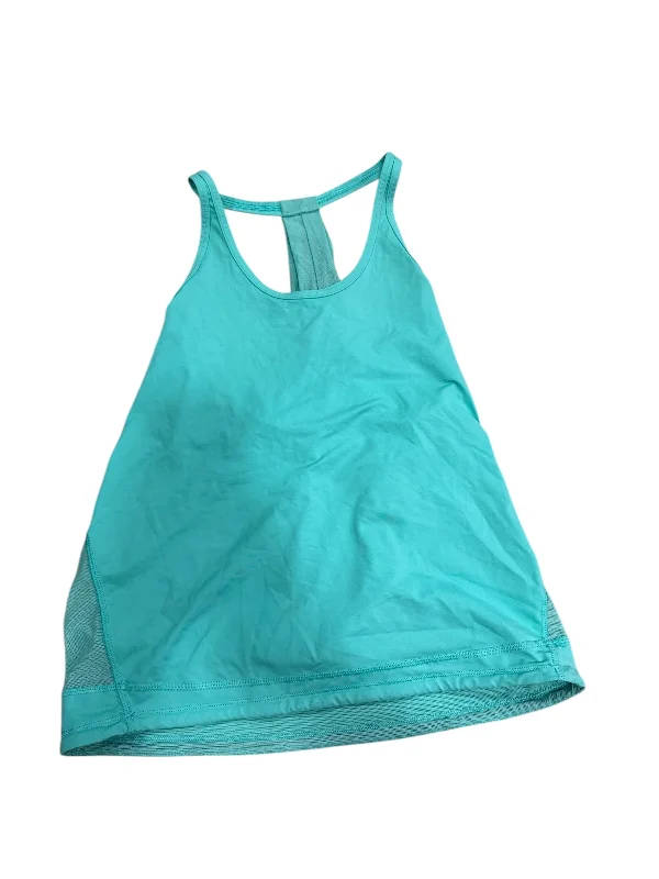 Athletic Tank Top By Lululemon In Green, Size: 8