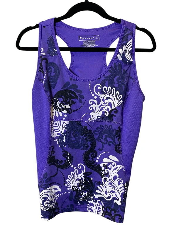 Athletic Tank Top By Tek Gear In Purple, Size: Xl