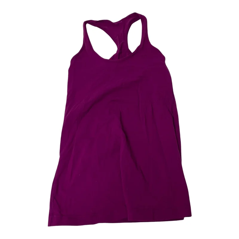 Athletic Tank Top By Lululemon In Purple, Size: M