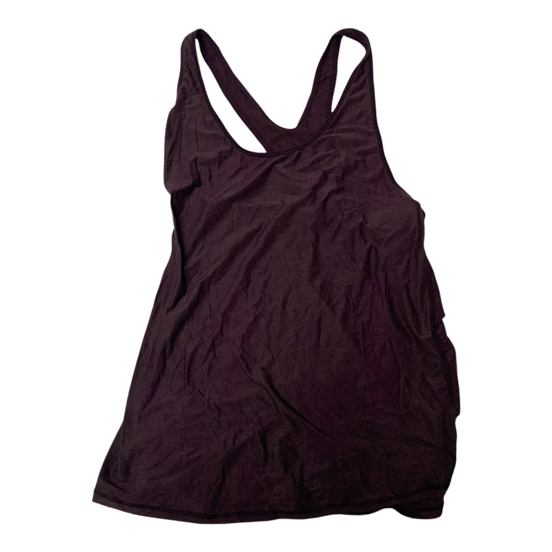 Athletic Tank Top By Lululemon In Purple, Size: M