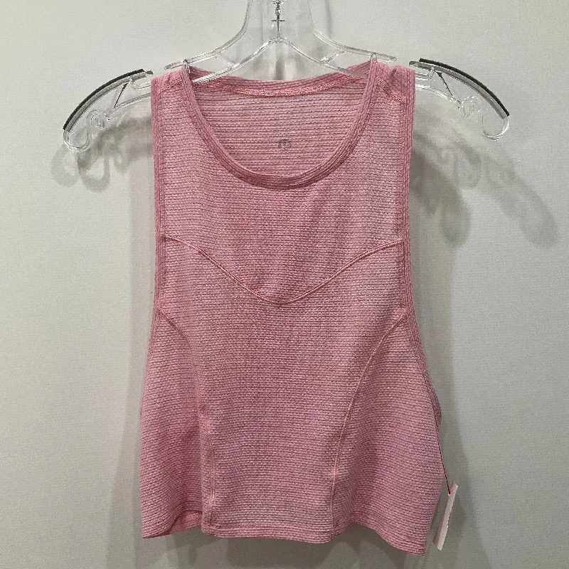 Athletic Tank Top By Lululemon In Pink, Size: 4