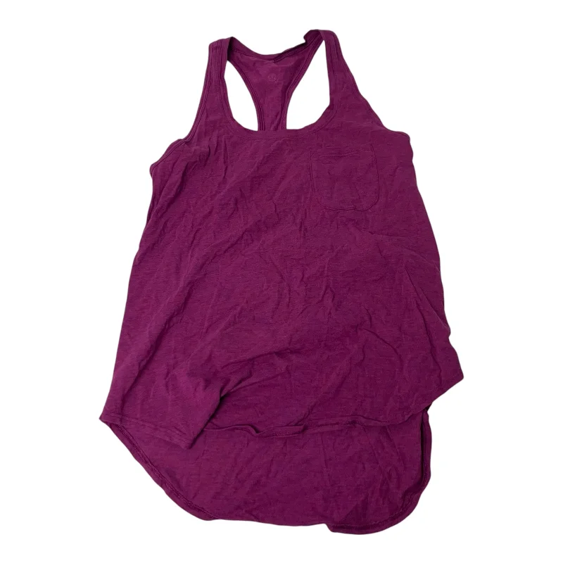 Athletic Tank Top By Lululemon In Purple, Size: M