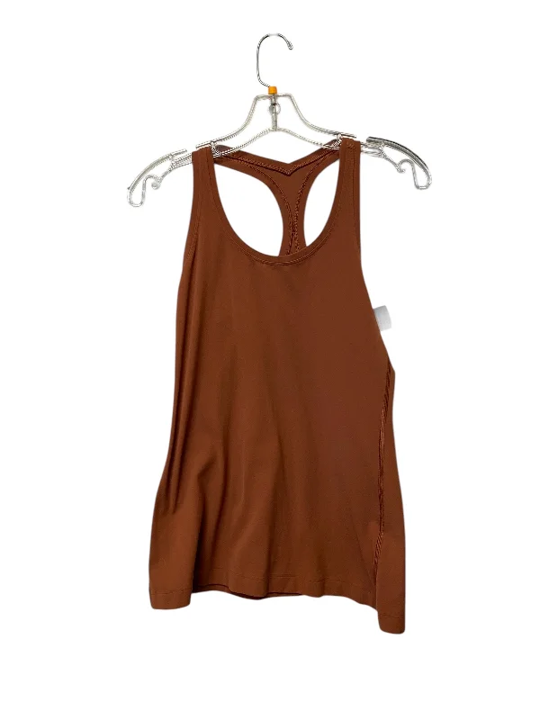 Athletic Tank Top By Lululemon In Brown, Size: M