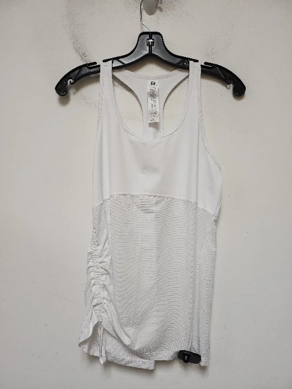 Athletic Tank Top By Fabletics In White, Size: S