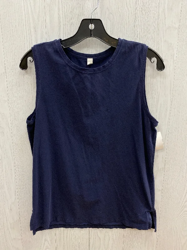 Athletic Tank Top By Lululemon In Navy, Size: 6