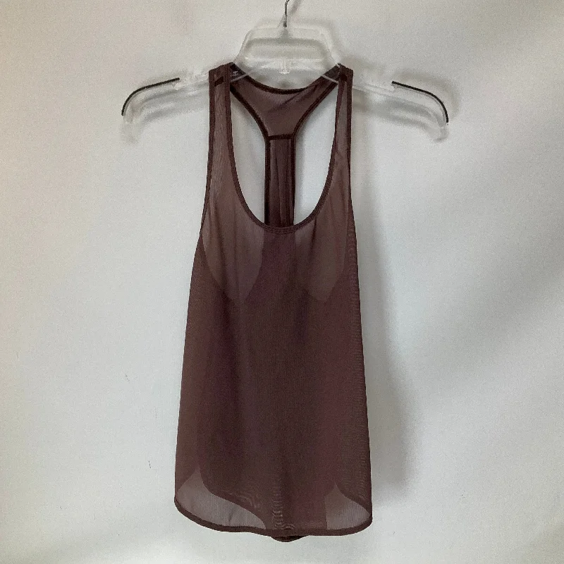 Athletic Tank Top By Lululemon In Purple, Size: 6