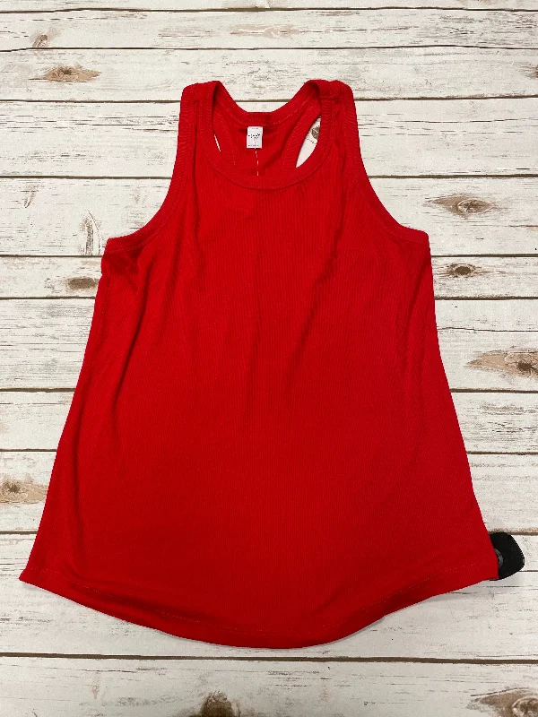 Athletic Tank Top By Old Navy In Red, Size: M