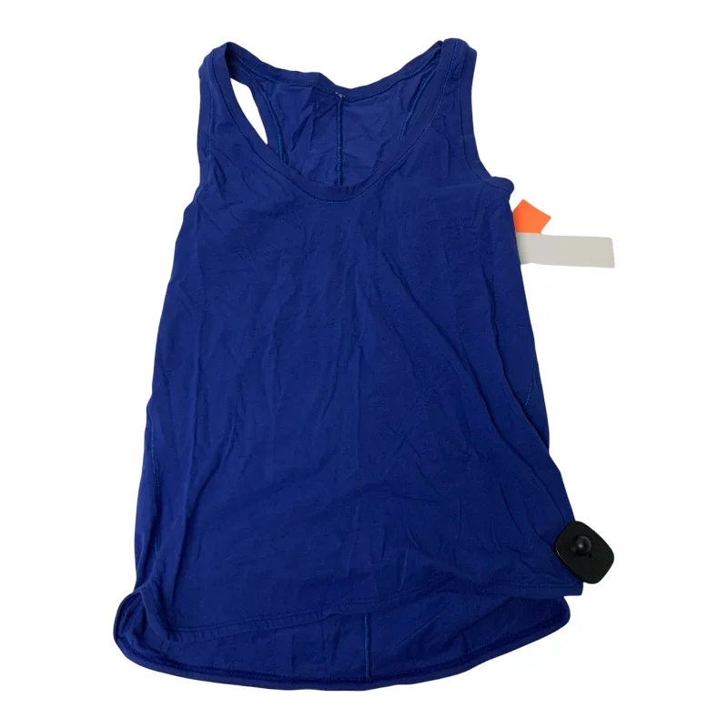 Athletic Tank Top By Lululemon In Blue, Size: M