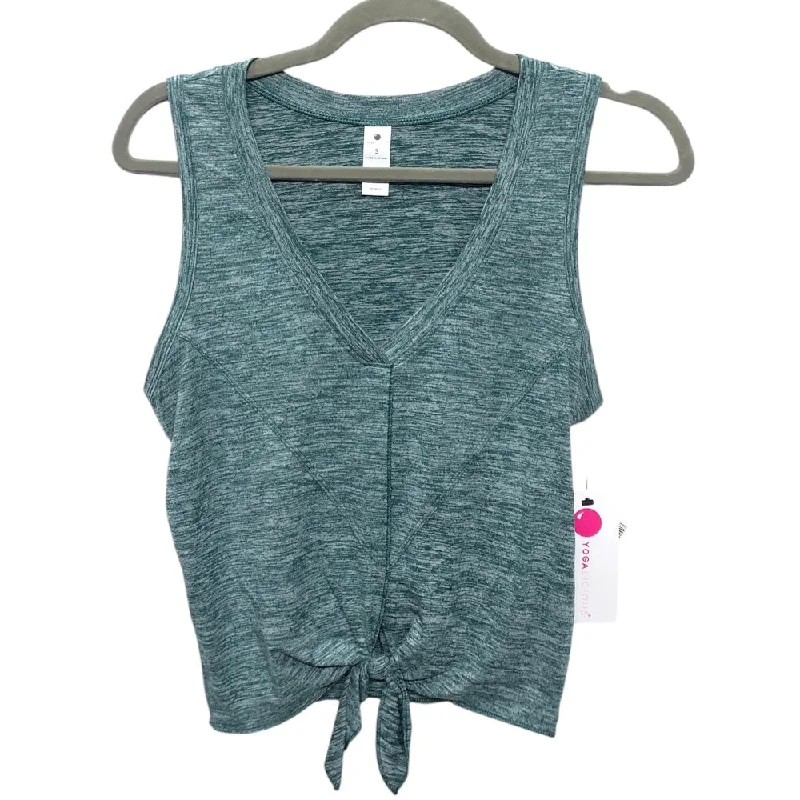 Athletic Tank Top By Yogalicious In Green, Size:S