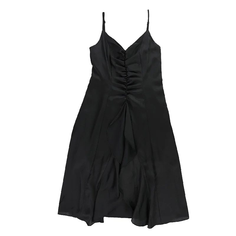 Bar Iii Womens Ruffle-Front A-Line Dress