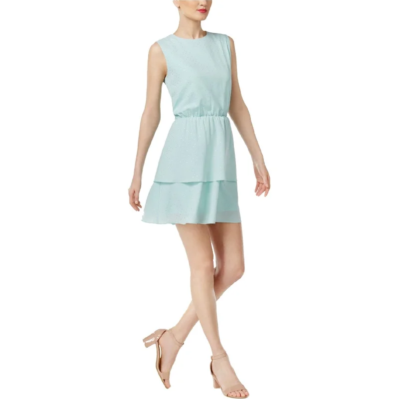 Cynthia Rowley Womens Tiered A-Line Dress