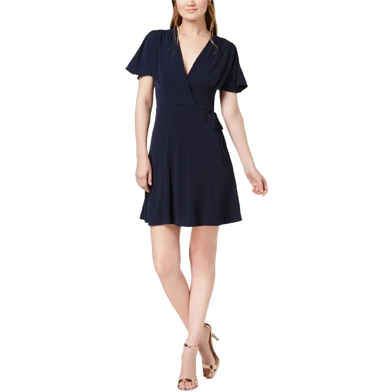 French Connection Womens Alexa Plete Accent Wrap Dress