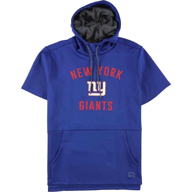 G-III Sports Womens New York Giants Hoodie Dress, Blue, Large