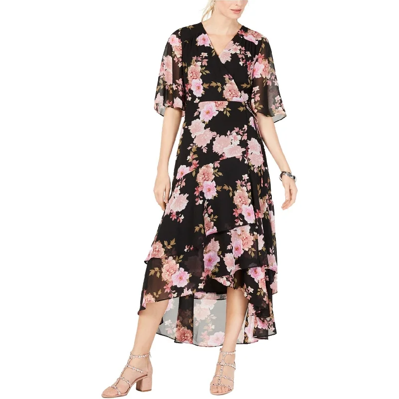 I-N-C Womens High-Low Wrap Dress