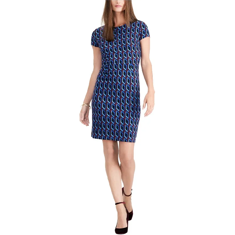 I-N-C Womens Lucid Square Shift Dress