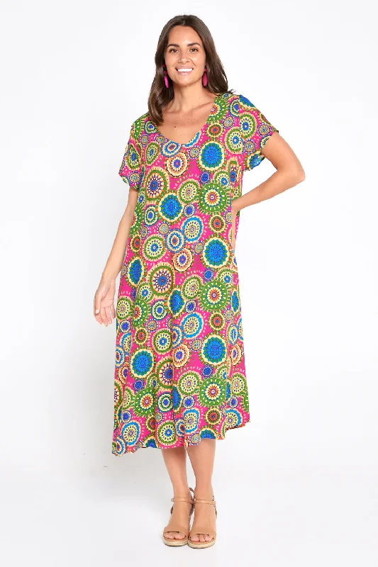 Maeve Dress - Pink Kaleidoscope