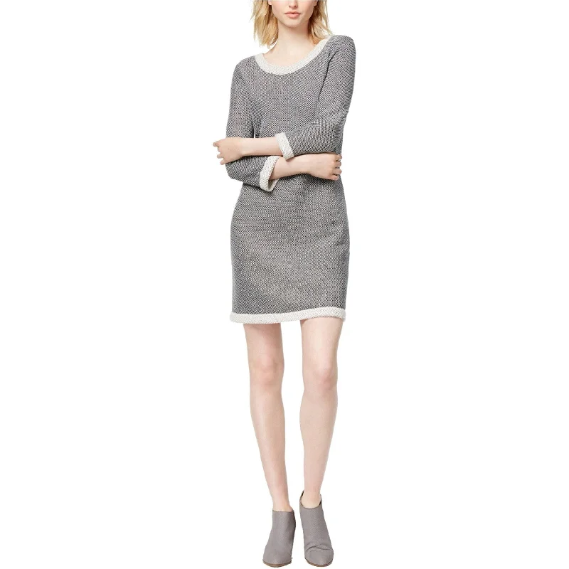 Maison Jules Womens Knit Sweater Dress