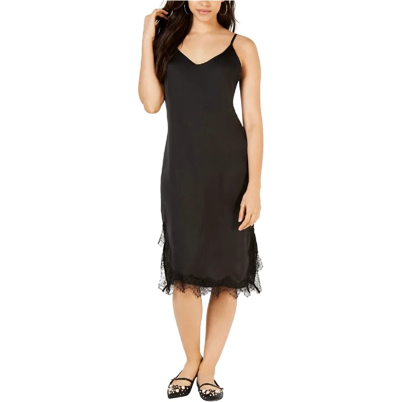 Project 28 Womens Lace-Trim Slip Dress