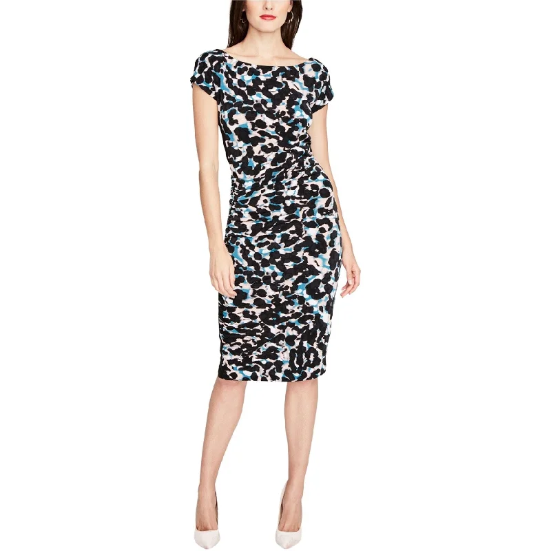 Rachel Roy Womens Ruched Bodycon Dress