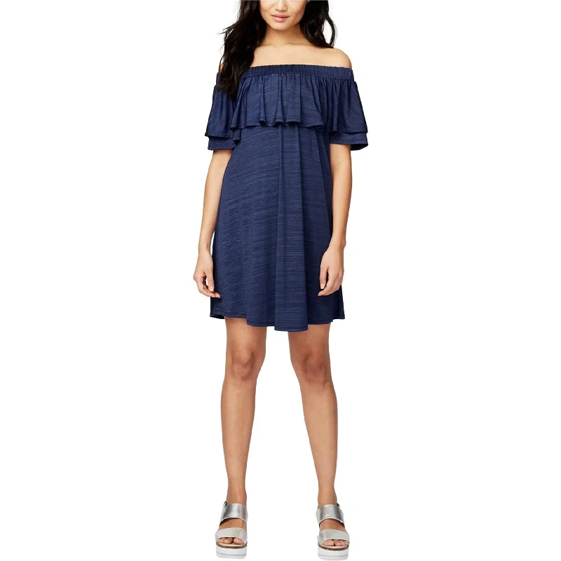 Rachel Roy Womens Ruffled Shift Dress