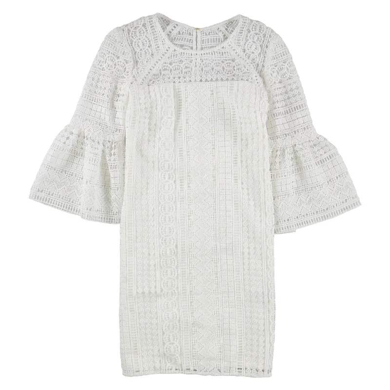 Trina Turk Womens Crochet Shift Dress