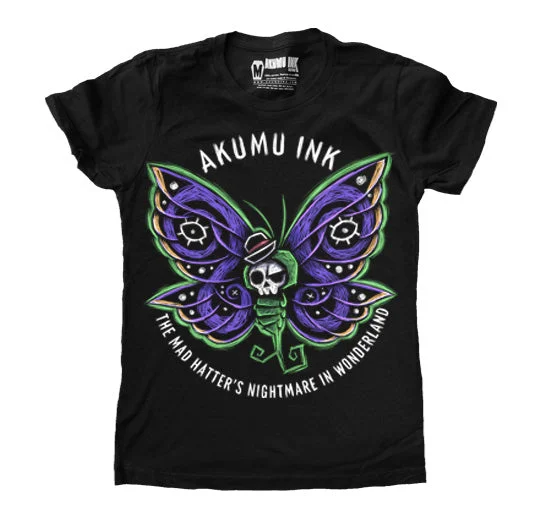 Butterfly in Wonderland Women Tshirt