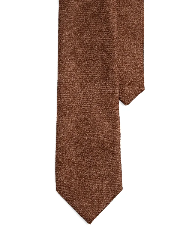 Cotton Tie - Coffee Brown