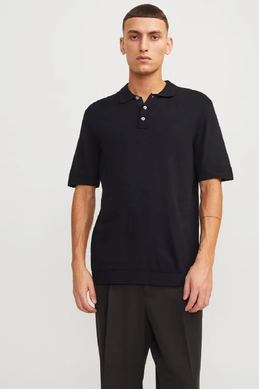 Emil Knit Polo - Sort