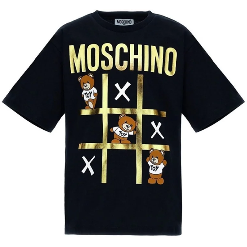 Moschino Black T-Shirt Maxi