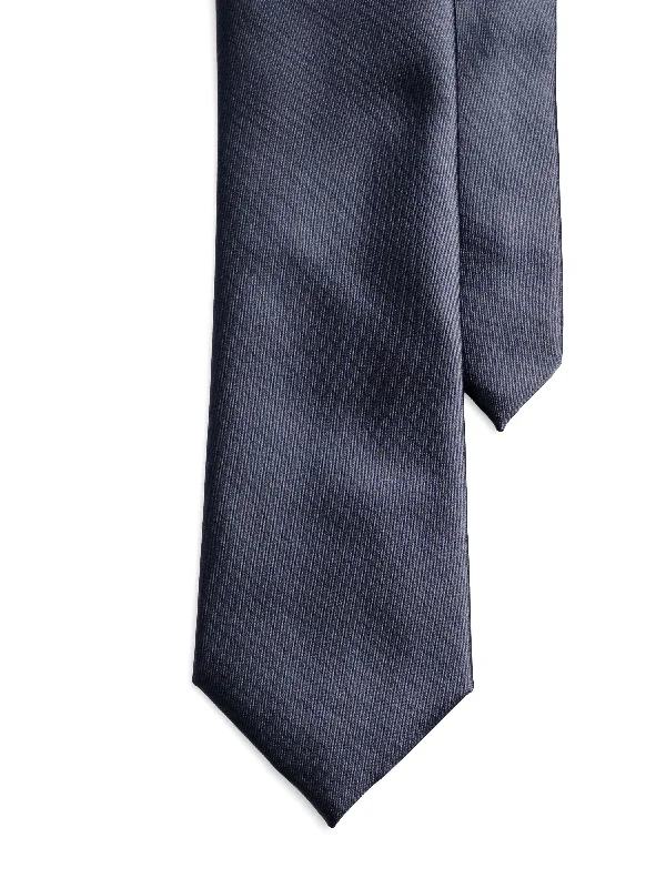 Satin Tie - Dark Grey