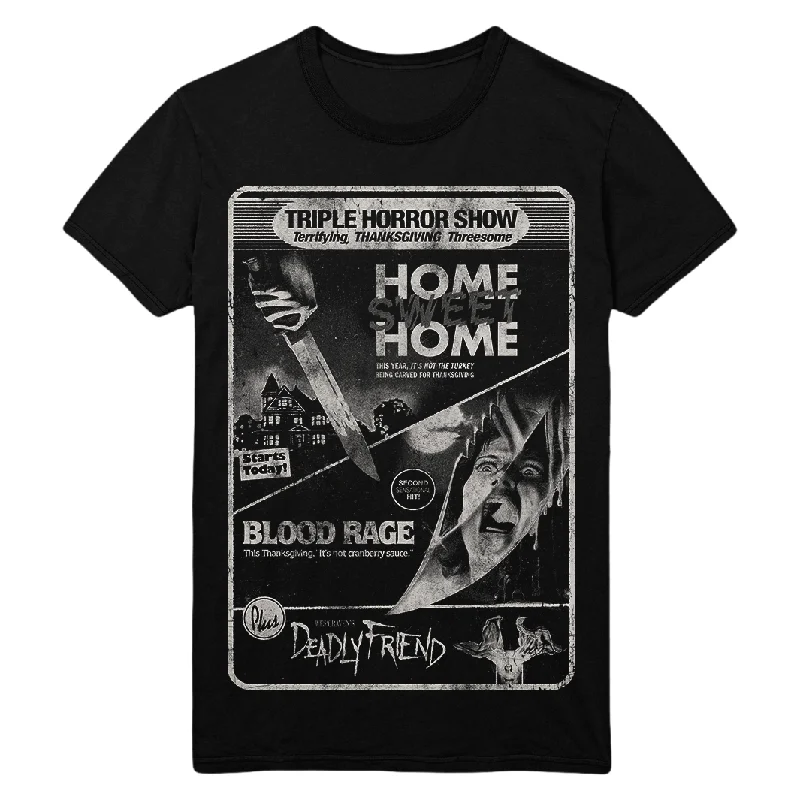 Thanksgiving Triple Horror Show T-Shirt